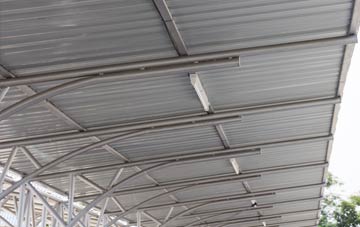 installing Bromham metal roofing